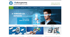 Desktop Screenshot of actecperu.com